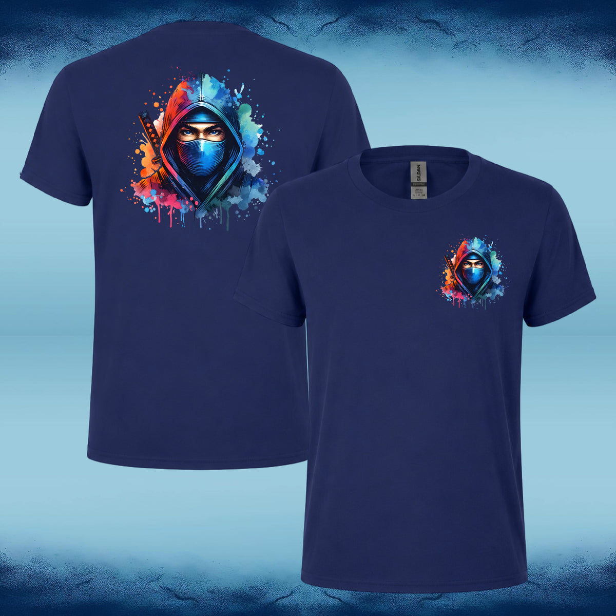 "Ninja Splatter" Short Sleeve Tee