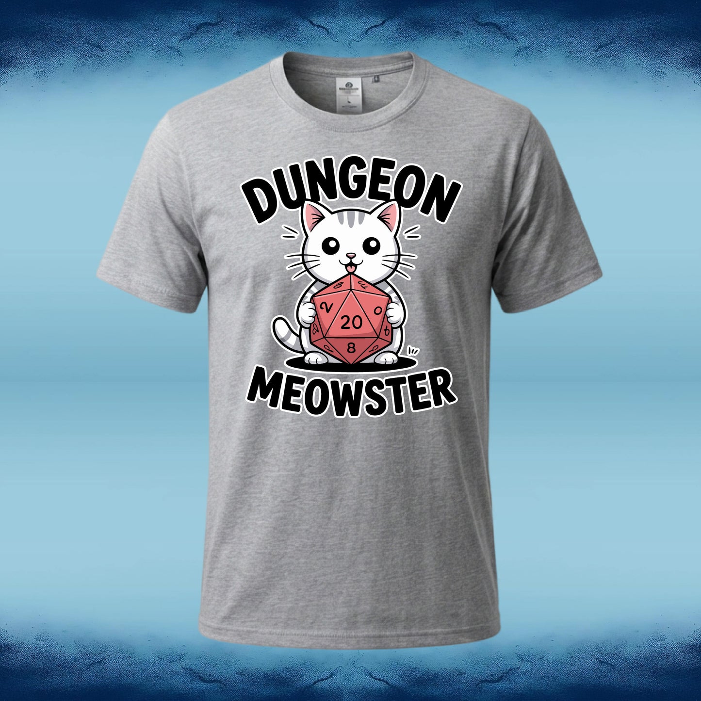 D20 "Dungeon Meowster" Short Sleeve Tee
