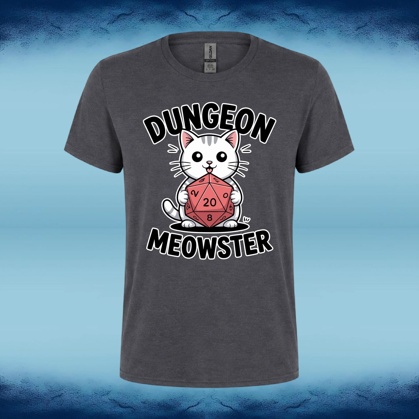 D20 "Dungeon Meowster" Short Sleeve Tee