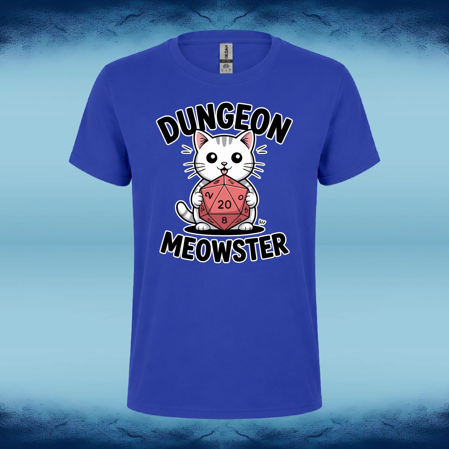 D20 "Dungeon Meowster" Short Sleeve Tee