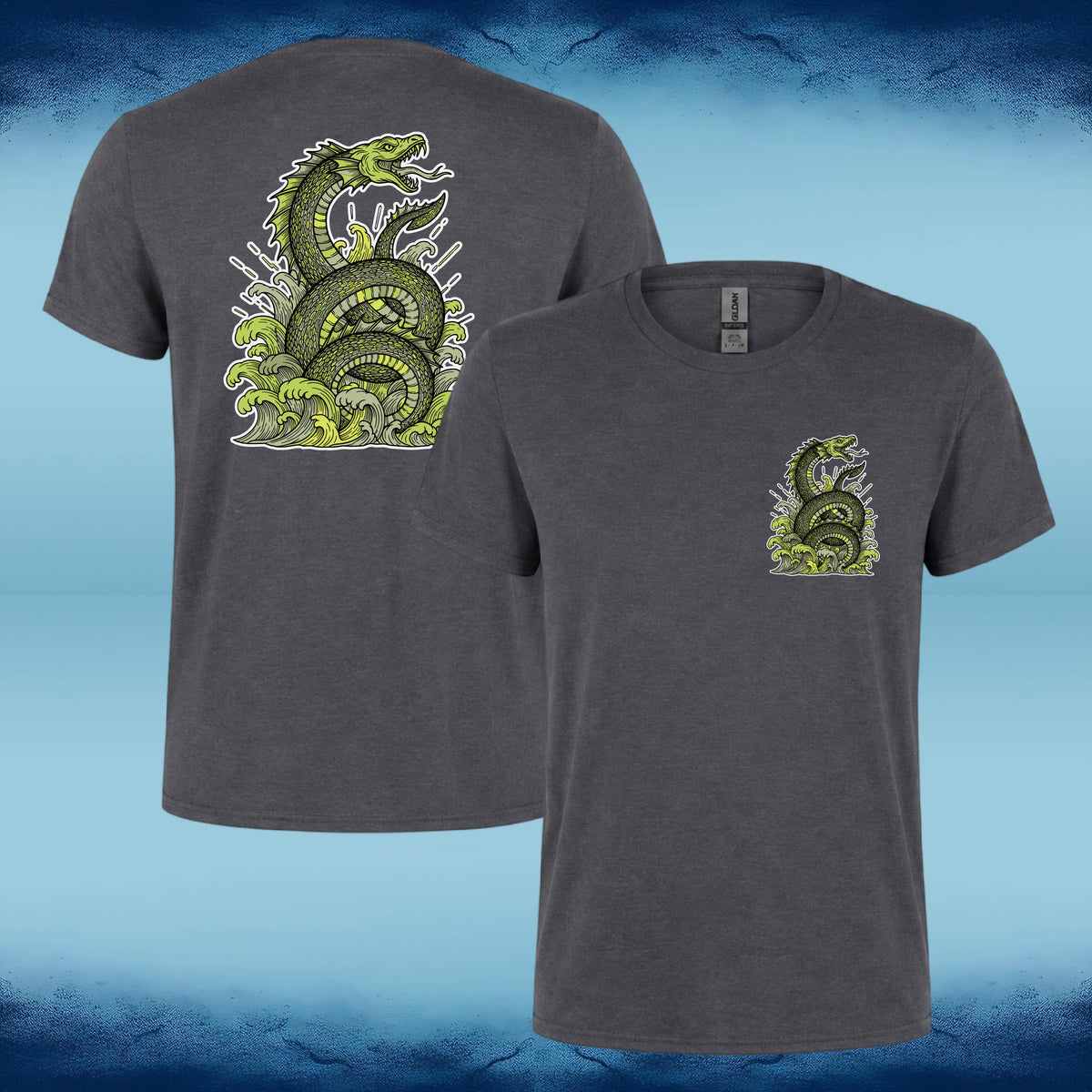 Emerald Leviathan Graphic Tee — Sigil Harbor