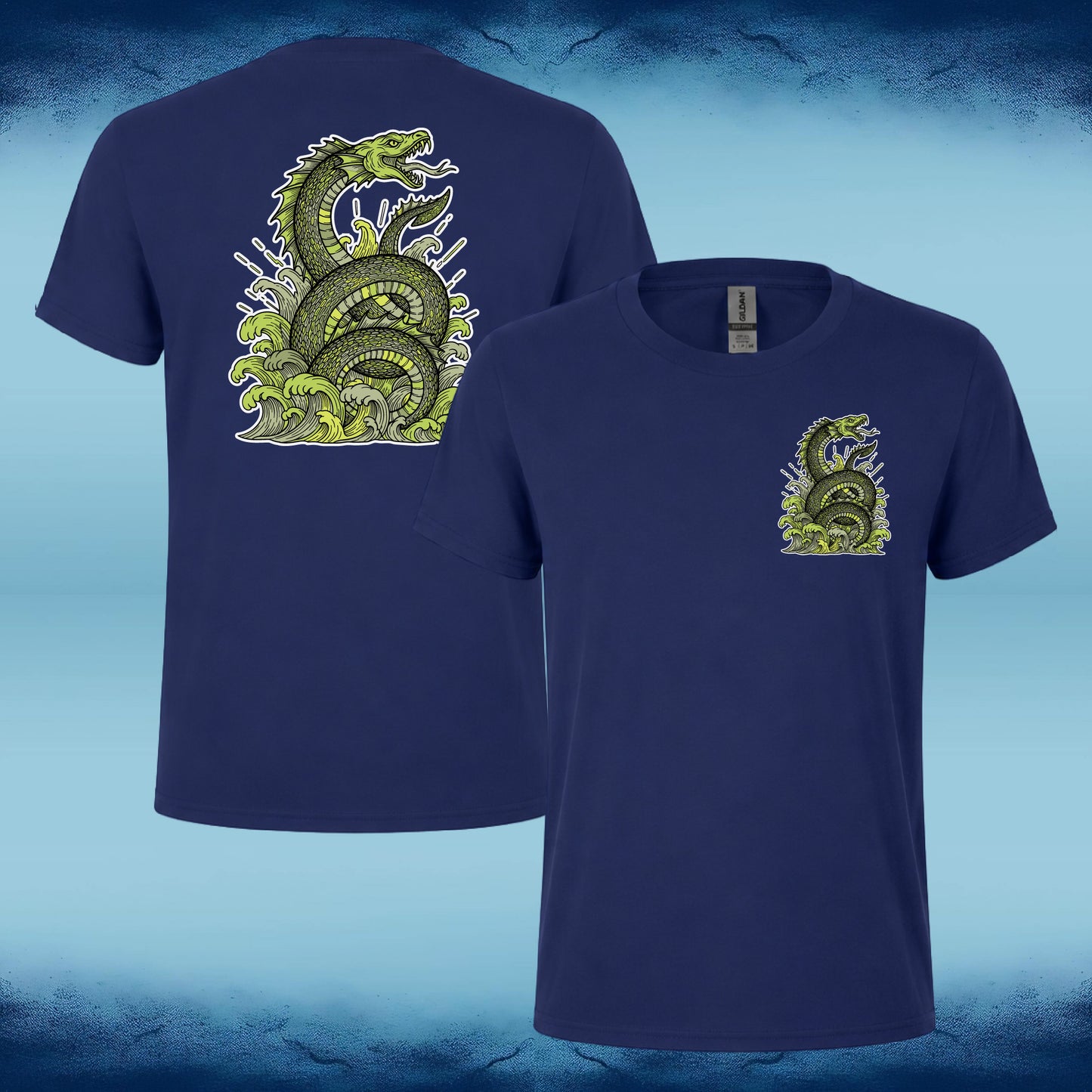 Emerald Leviathan Graphic Tee — Sigil Harbor