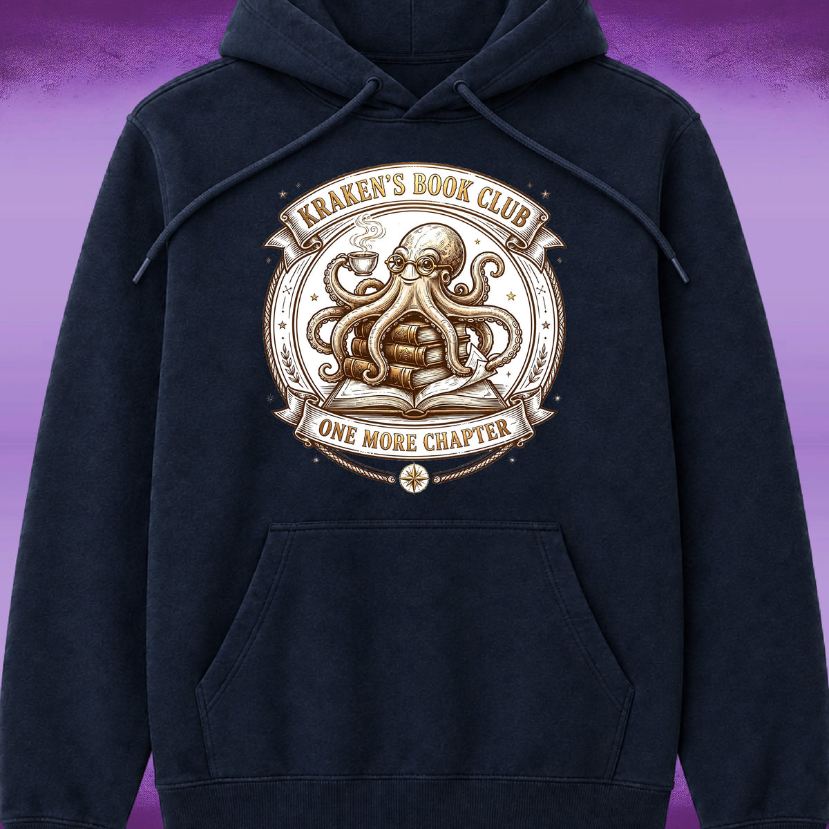 "Kraken's Book Club" Pullover Hoodie