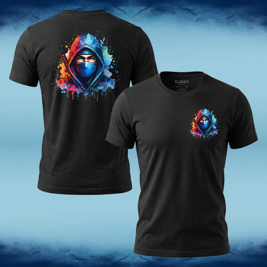 "Ninja Splatter" Short Sleeve Tee