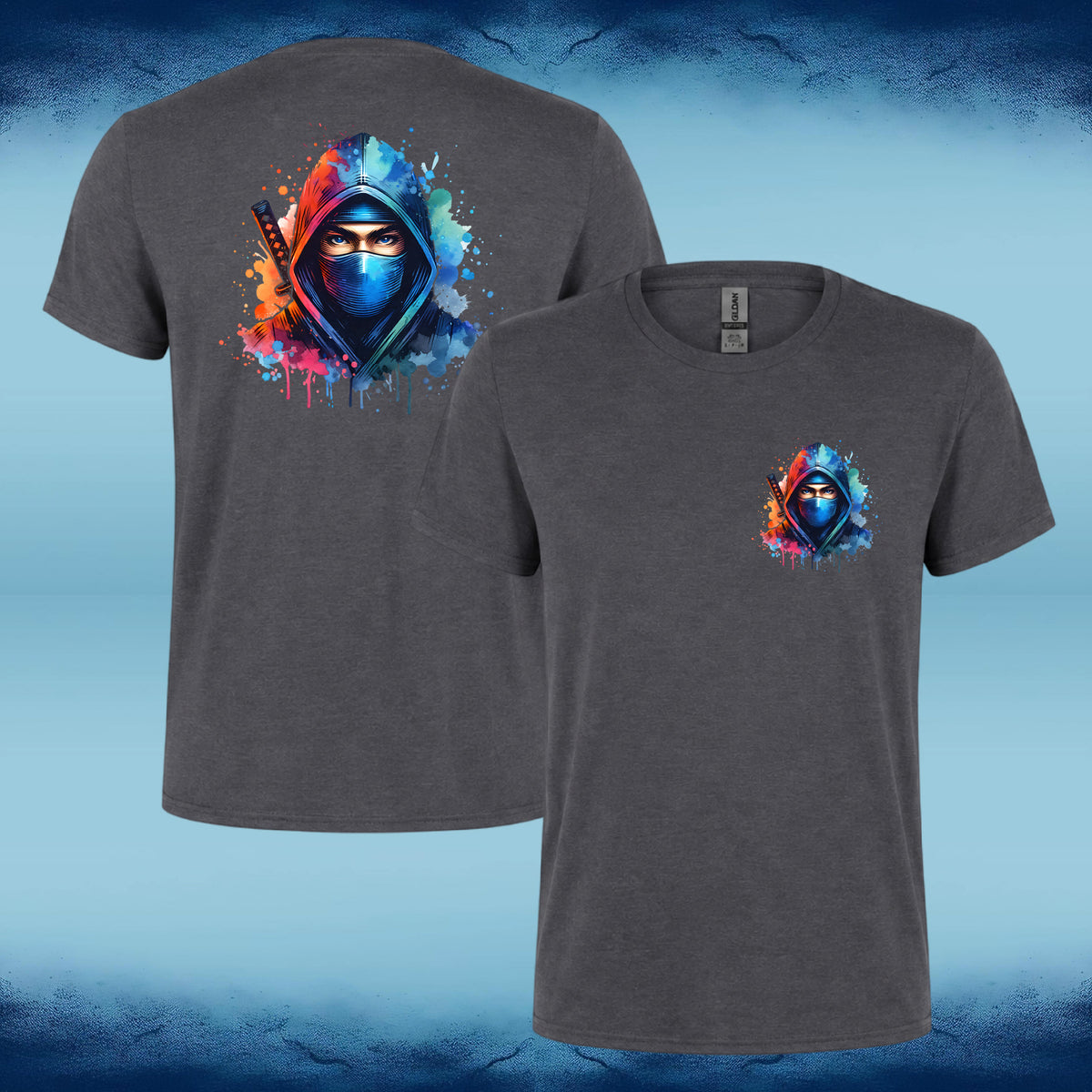 "Ninja Splatter" Short Sleeve Tee