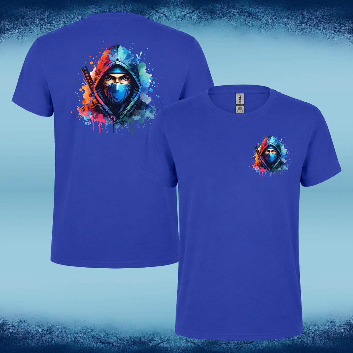 "Ninja Splatter" Short Sleeve Tee