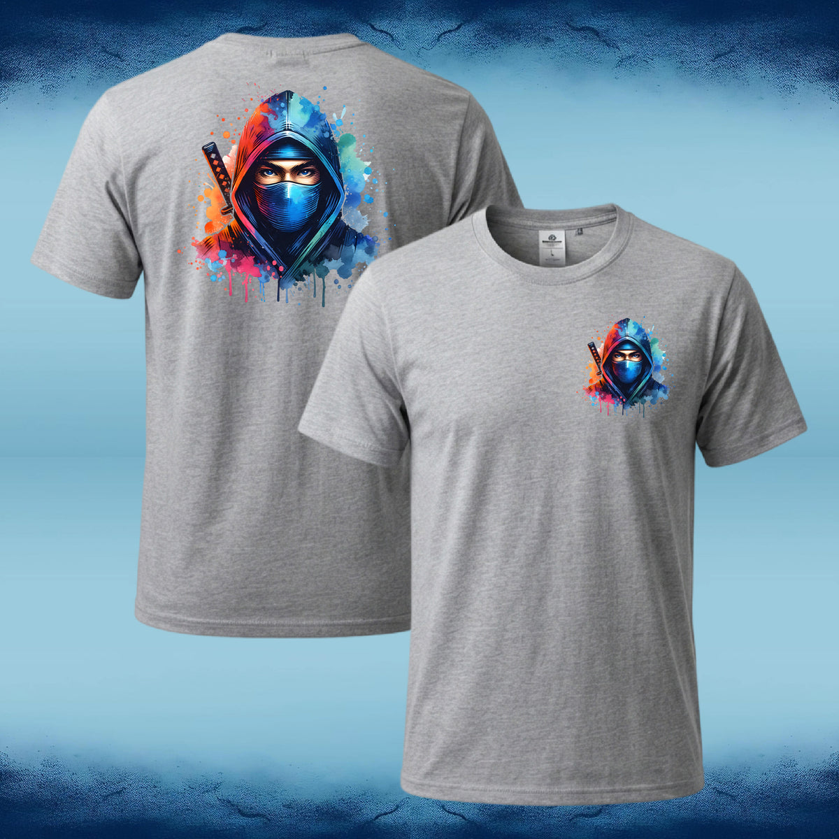 "Ninja Splatter" Short Sleeve Tee