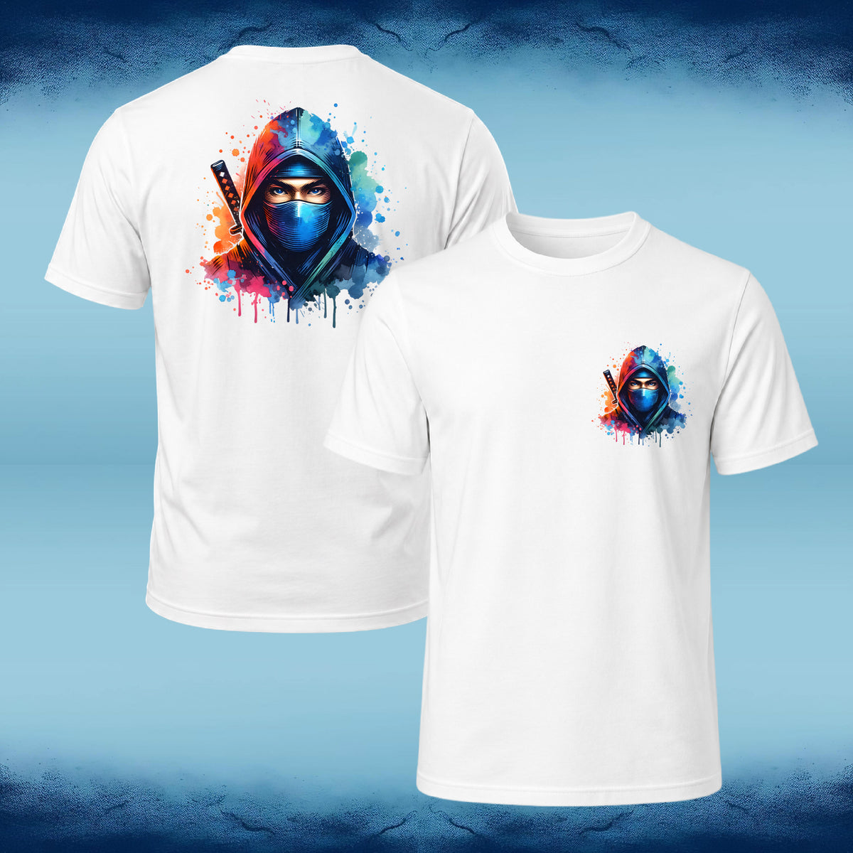 "Ninja Splatter" Short Sleeve Tee