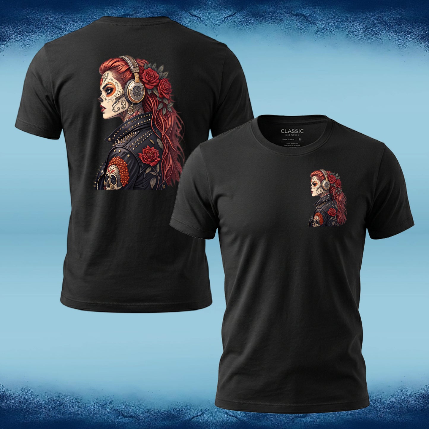 Sugar Skull "Rocker" Short Sleeve Tee
