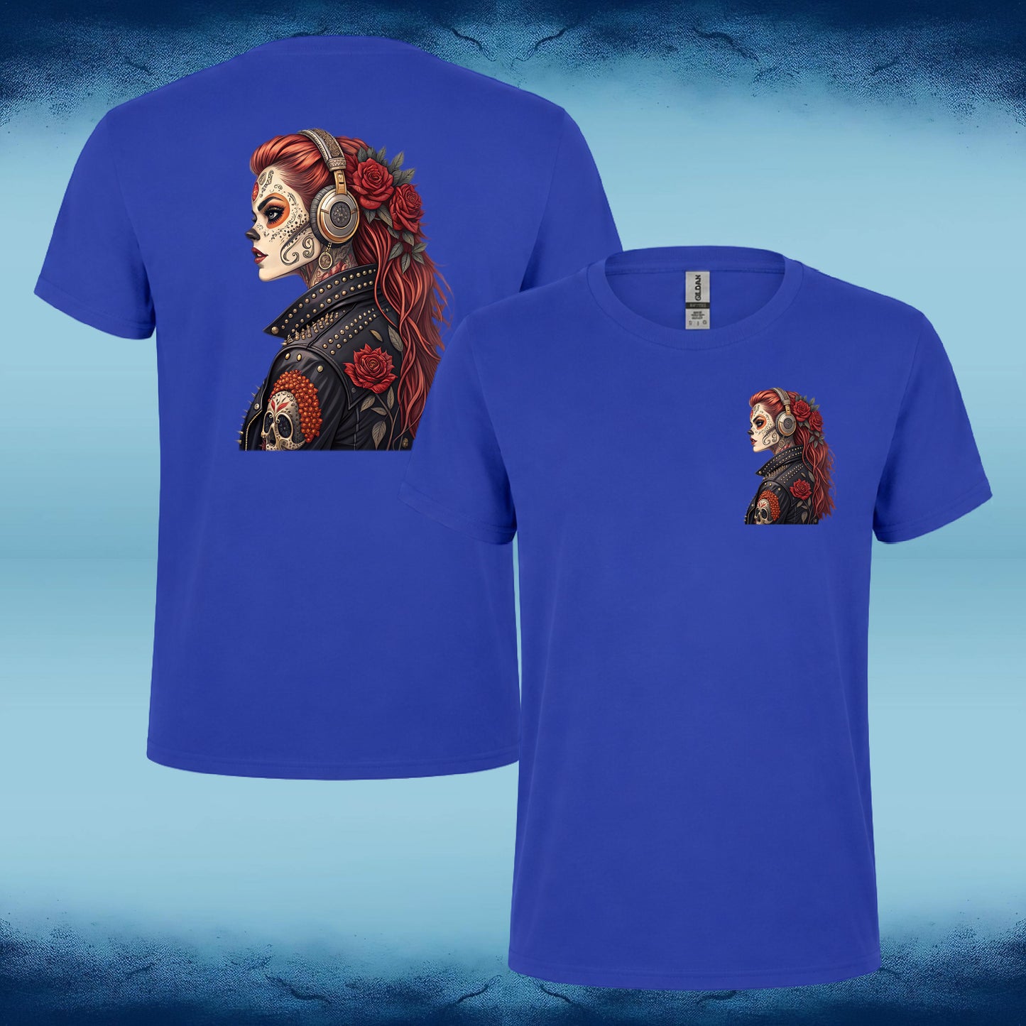 Sugar Skull "Rocker" Short Sleeve Tee