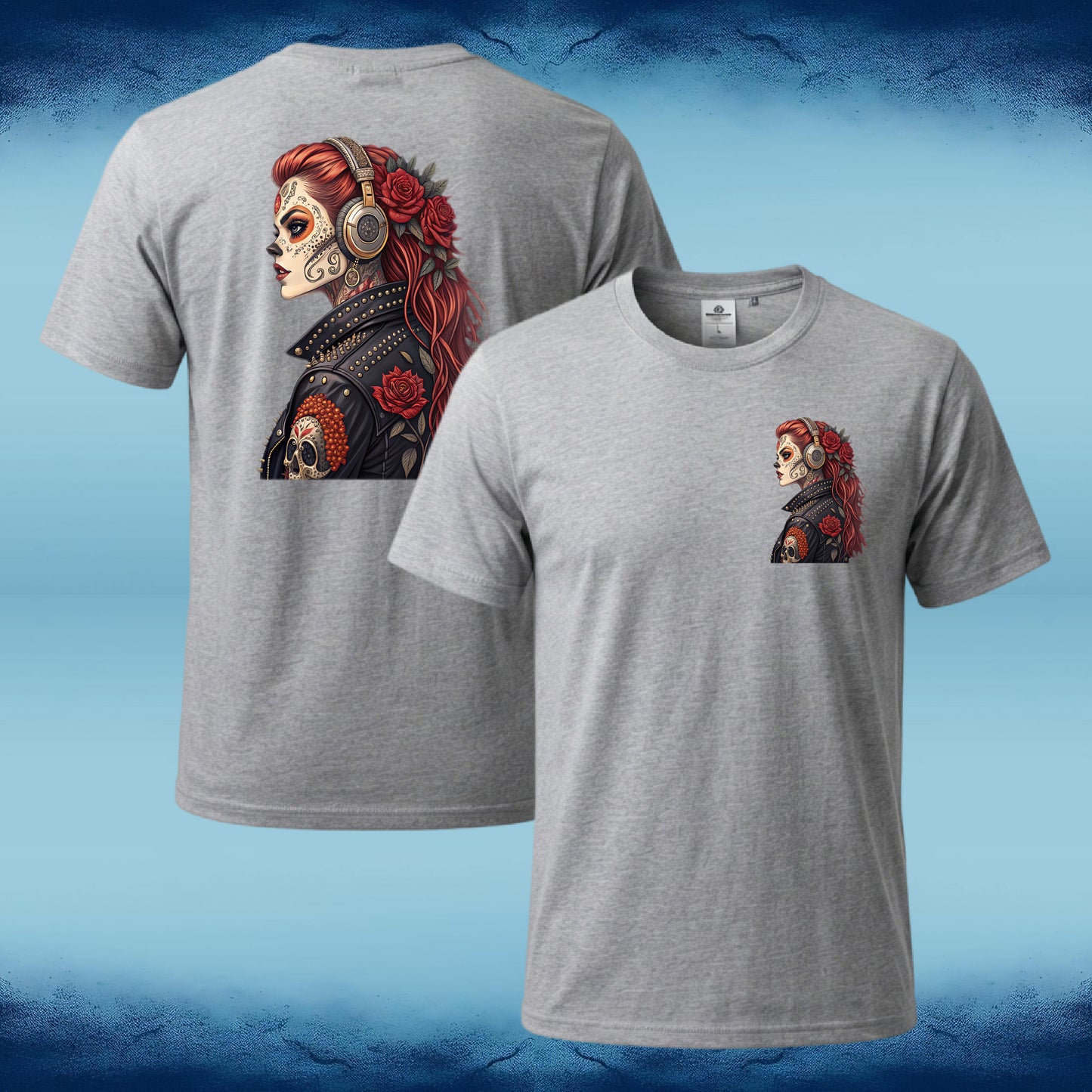 Sugar Skull "Rocker" Short Sleeve Tee
