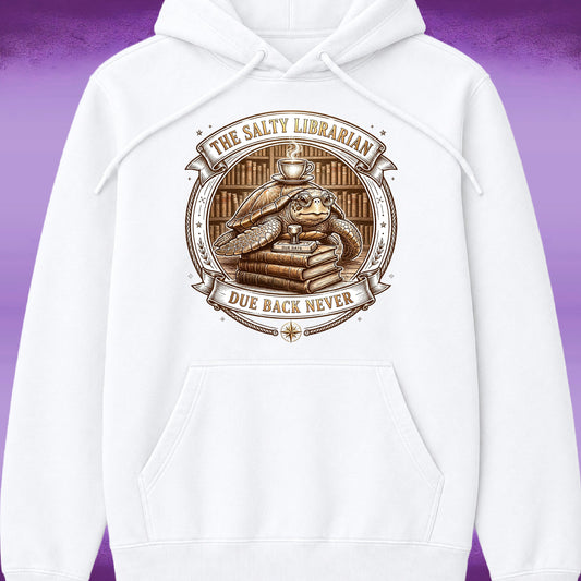 "The Salty Librarian" Pullover Hoodie