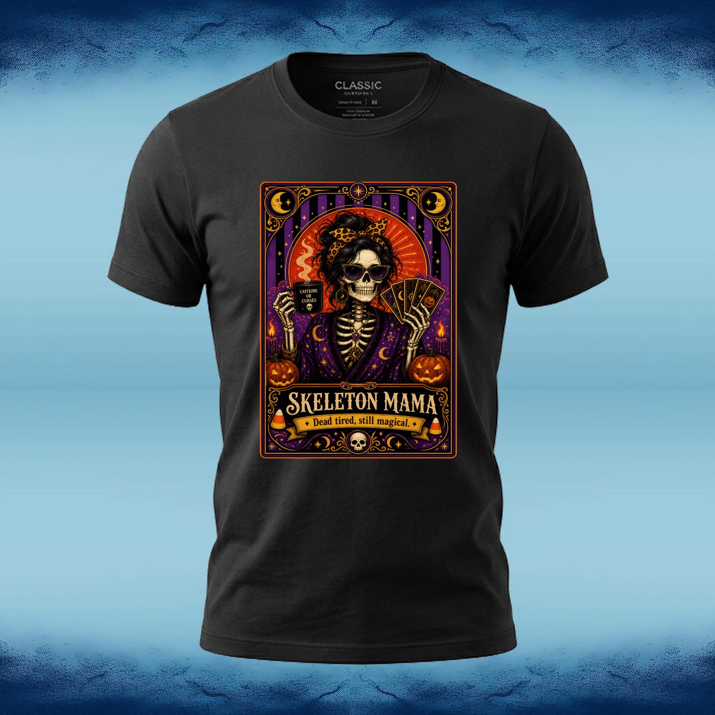 "Skeleton Mama" Halloween Tee