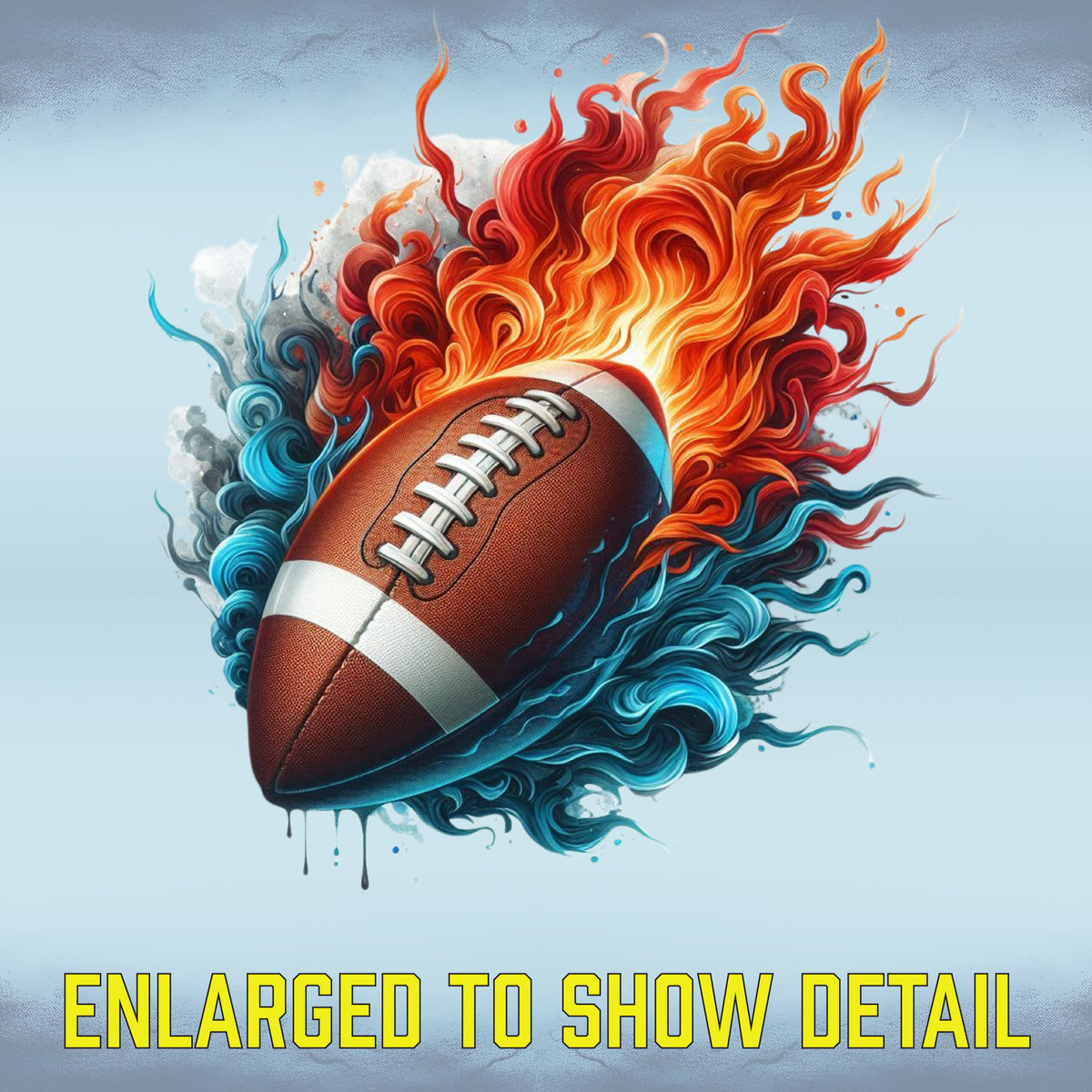Fire/Water Customizable Football Tee